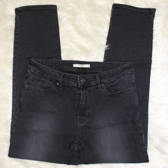 Levi's Denim - Levi 712 Slim Black Denim